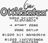 Otto's Ottifanten - Baby Bruno's Nightmare (Europe) (En,Fr,De,Es) Title Screen